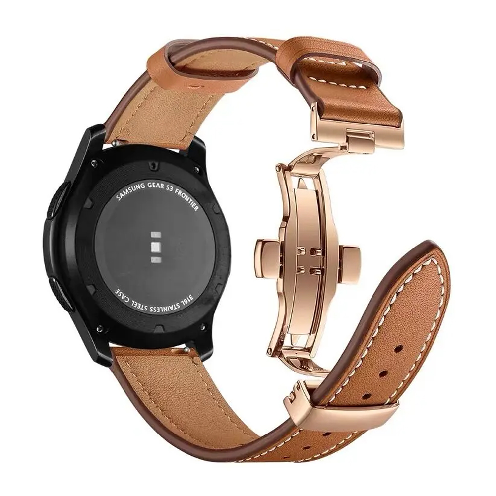 Titan Smartwatch Accessories - 20mm 22mm skórzany pasek do zegarka